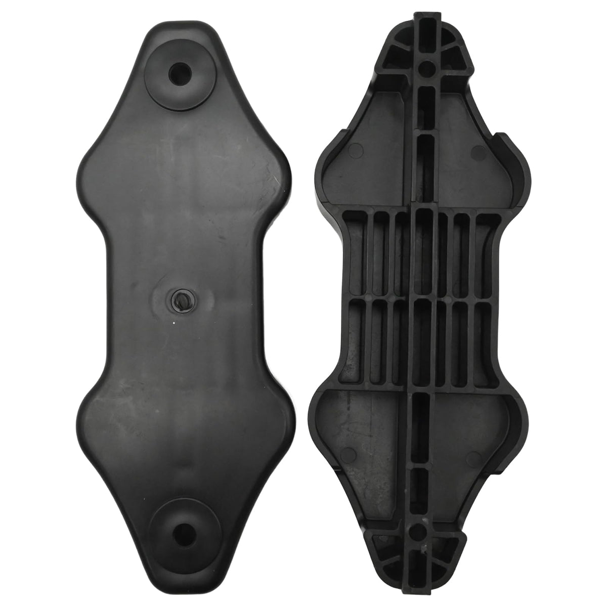 Aynaxcol plastic mounting plate offers durable, lightweight hold down.