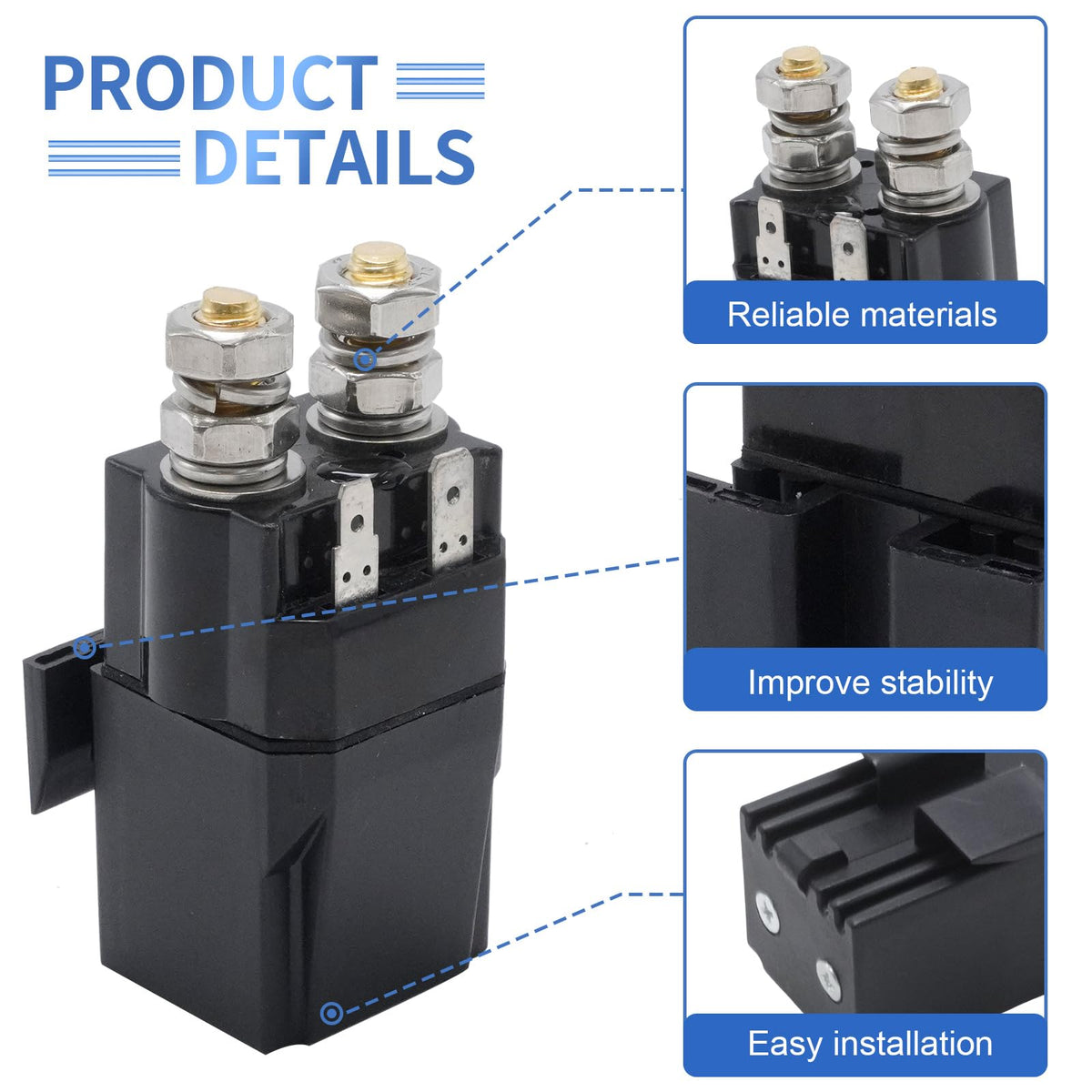 Aynaxcol replacement solenoid demonstrates part-number compatibility for older carts.