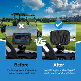 Compact, foldable design saves space in your golf cart.