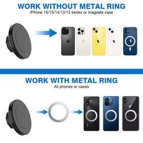 Azzoia magnet close-up shows 20 N52 magnets for stable phone grip