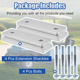 B4B Bang 4 Buck lift bolts set for Club Car secure installation