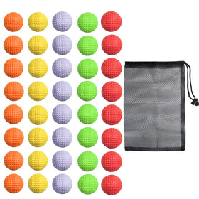 Bac-kitchen 40-pack foam golf balls with mesh bag for safe indoor play.