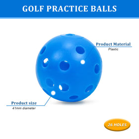 Bac-kitchen blue practice balls for easy visibility during drills
