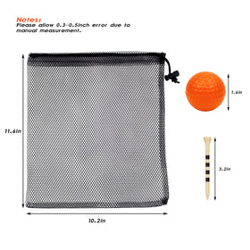 Bright Bac-kitchen foam golf balls attract kids’ attention during backyard practice.