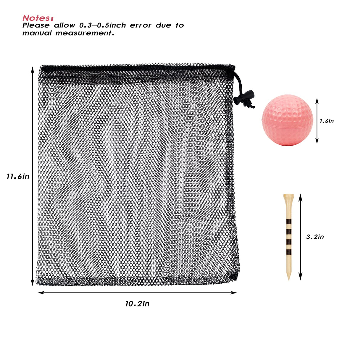 Bac-kitchen foam golf balls in bright colors for visibility
