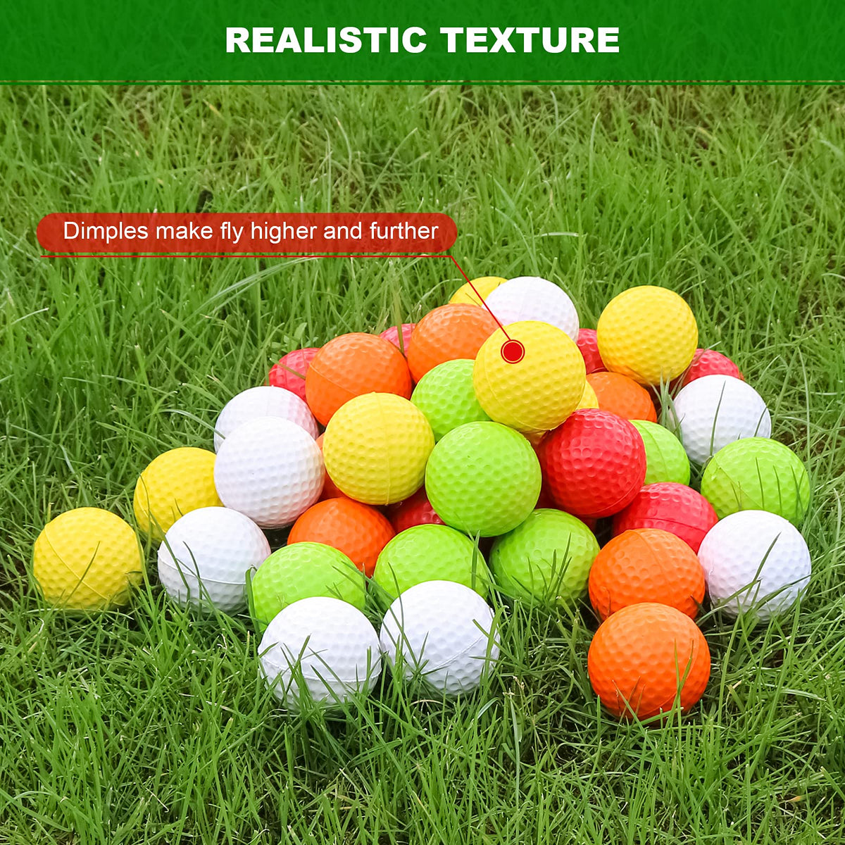 Bac-kitchen soft foam golf balls gift-ready package.