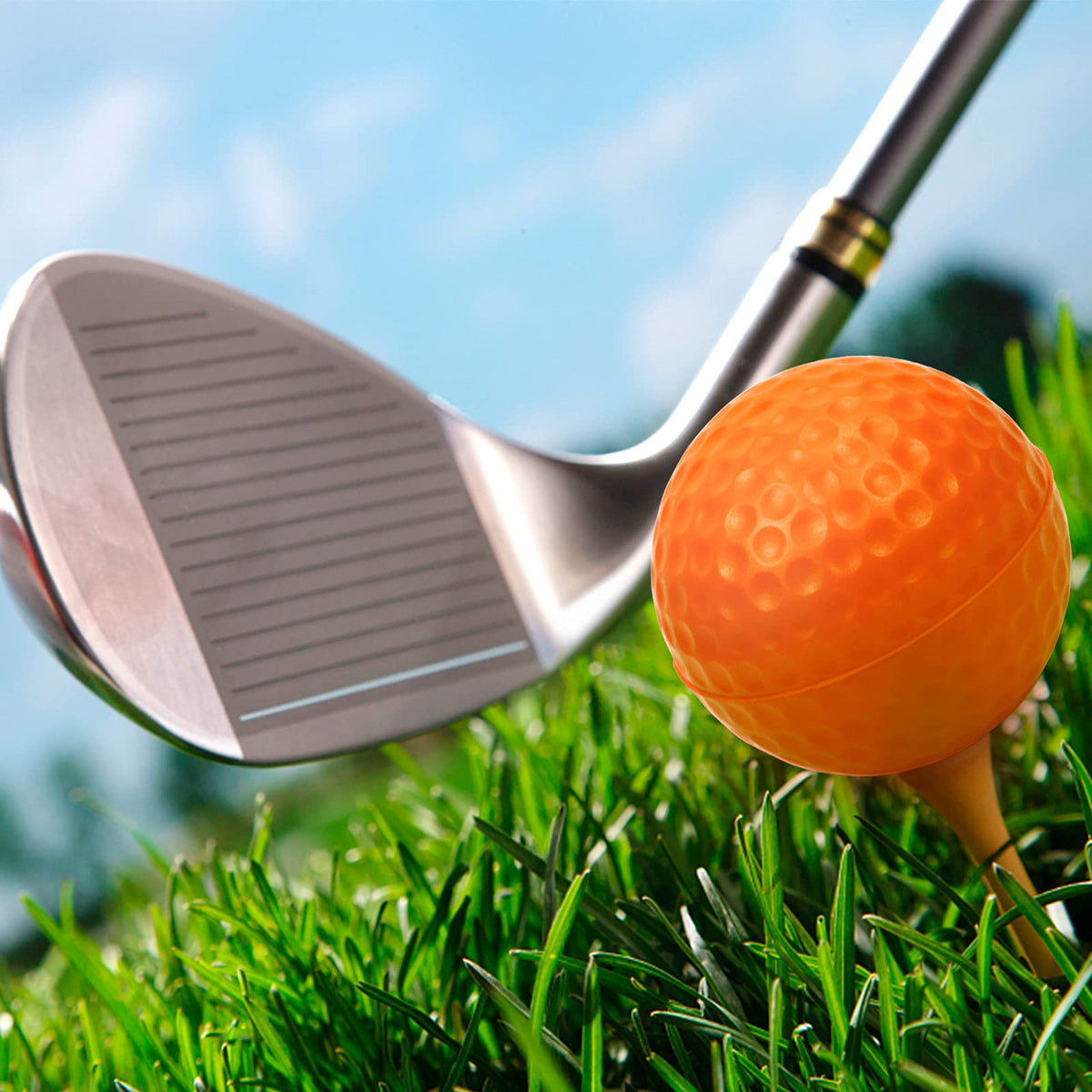 Indoor-friendly Bac-kitchen foam golf balls minimize furniture damage during practice.