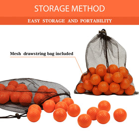 Bac-kitchen foam balls with included tees for a complete practice setup.
