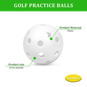 Bac-kitchen hollow-swing balls reduce air resistance for smoother practice