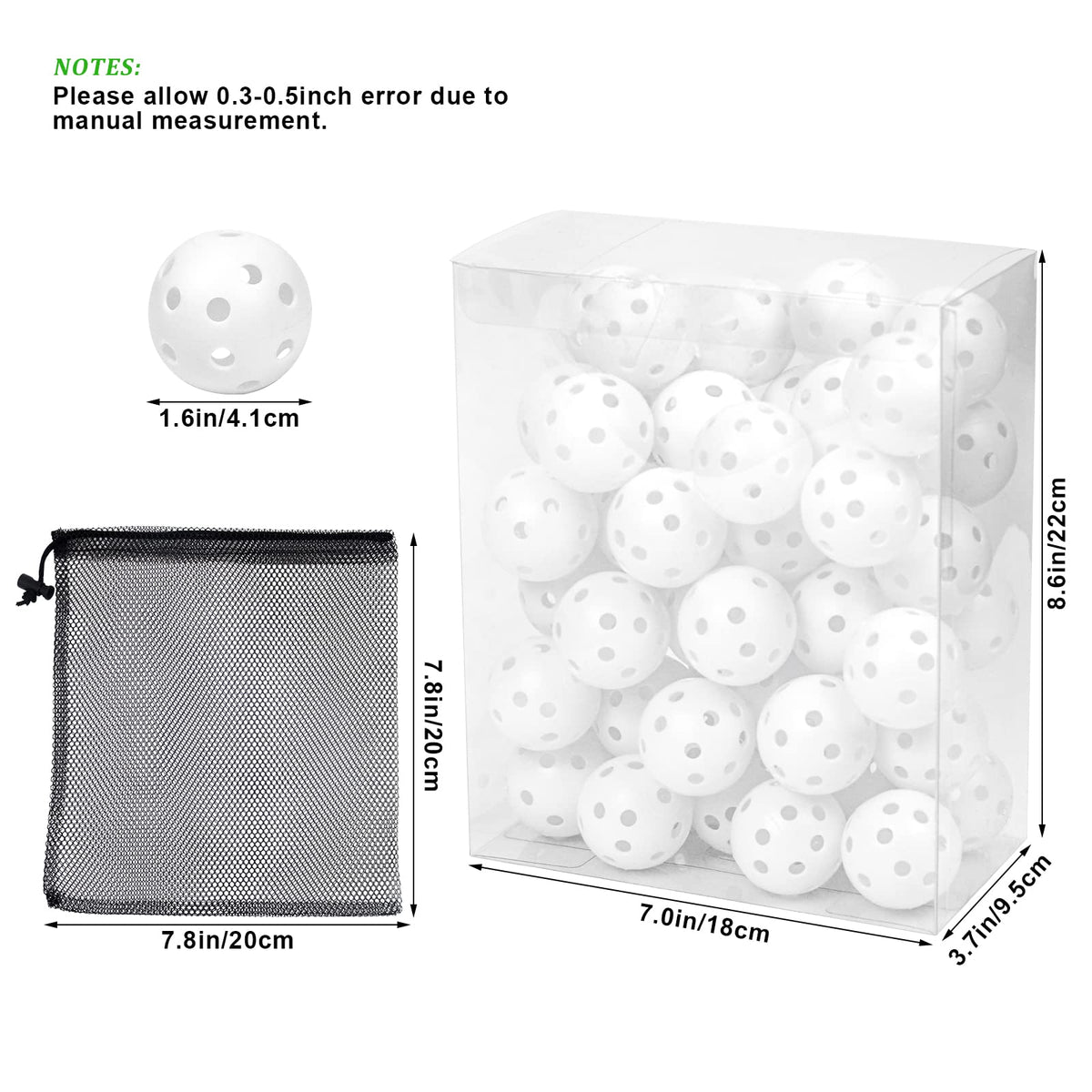Bac-kitchen limited-flight golf balls deliver realistic spin in compact spaces