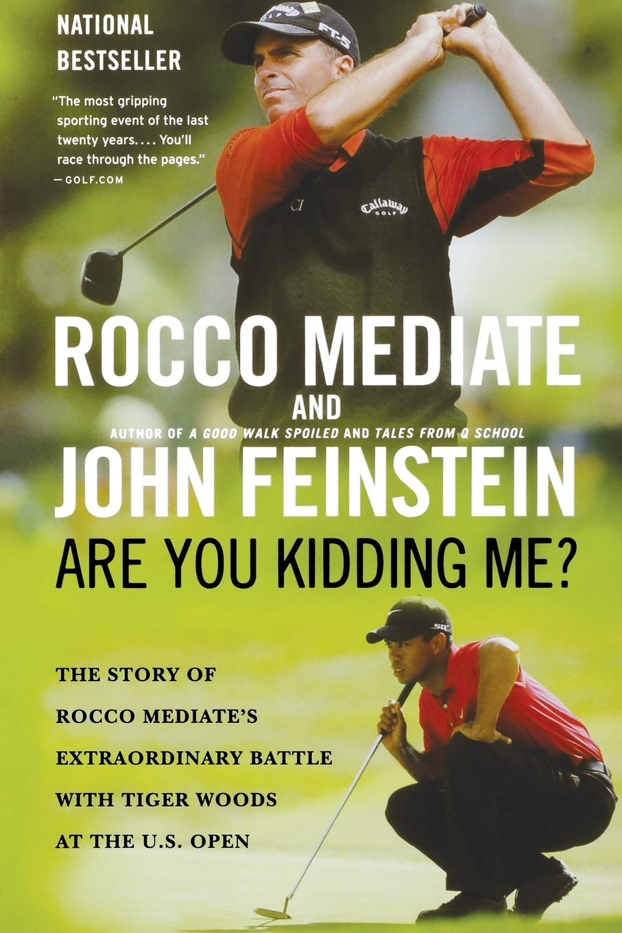 Back Bay Books Are You Kidding Me cover highlighting the dramatic US Open showdown and insightful storytelling