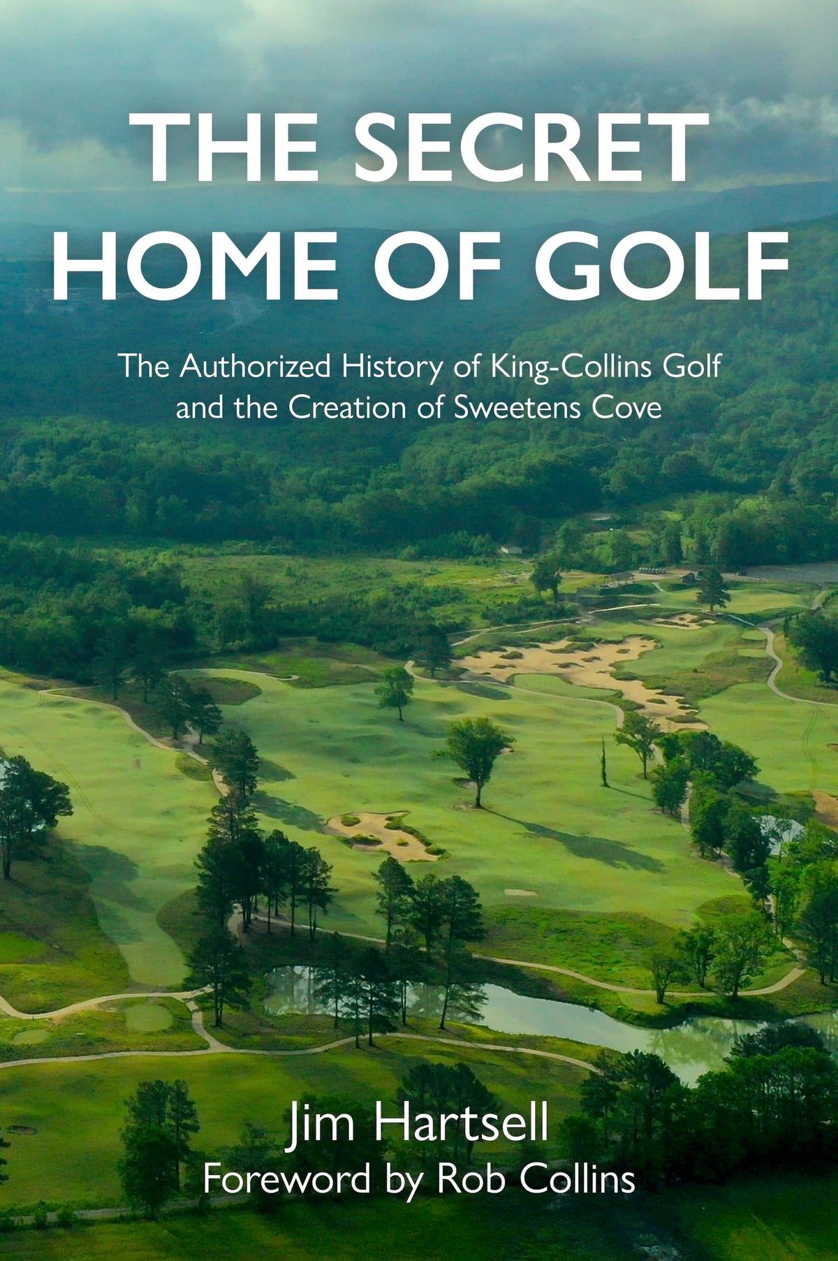 Back Nine Press book cover for The Secret Home of Golf, highlighting history and modern golf culture.