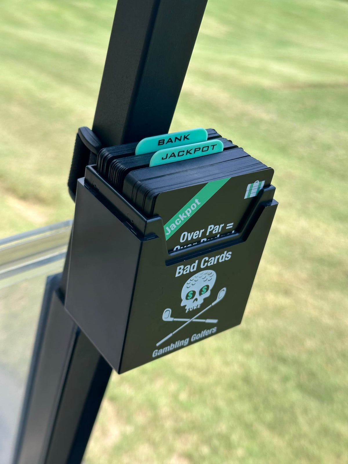 Currency cards from Bad Cards Fore Gambling Golfers for wagers