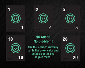 Rainy day round with Bad Cards Fore Gambling Golfers weatherproof cards