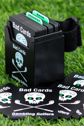 Bad Cards Fore Gambling Golfers weatherproof edition deck for on-course betting