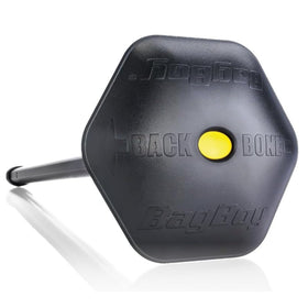 Bag Boy Backbone aluminum shaft provides lightweight, sturdy support for gear.