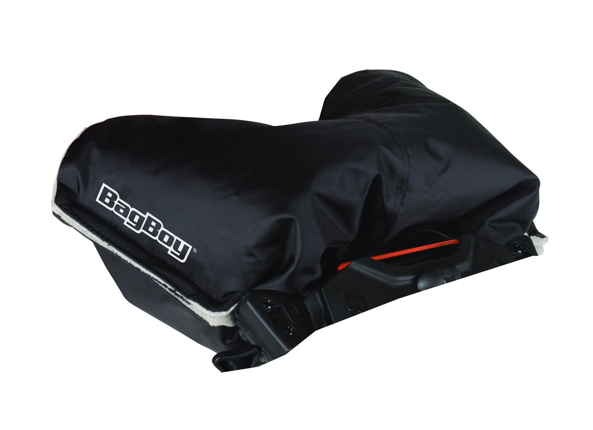 Bag Boy Hand Warmer Black front view shows quick warmth on the course