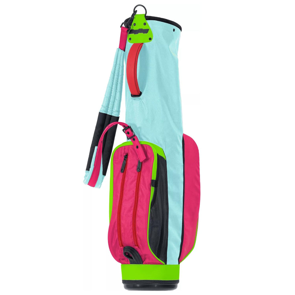 Bag Boy Loop Lite Carry Bag with 2-way top divider keeps clubs organized on the course