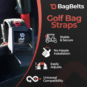 BagBelts secure bag legs clip provides stable support during uneven terrain.