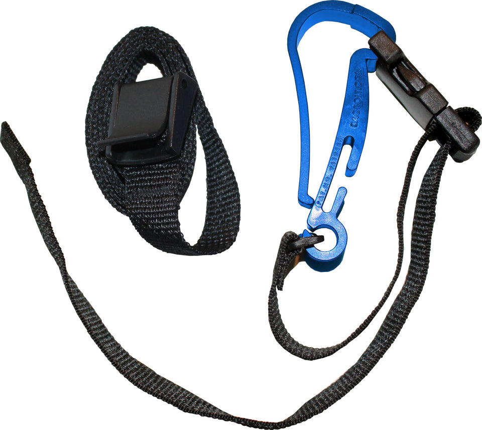 BagBolt installation on a golf bag with cart for quick setup