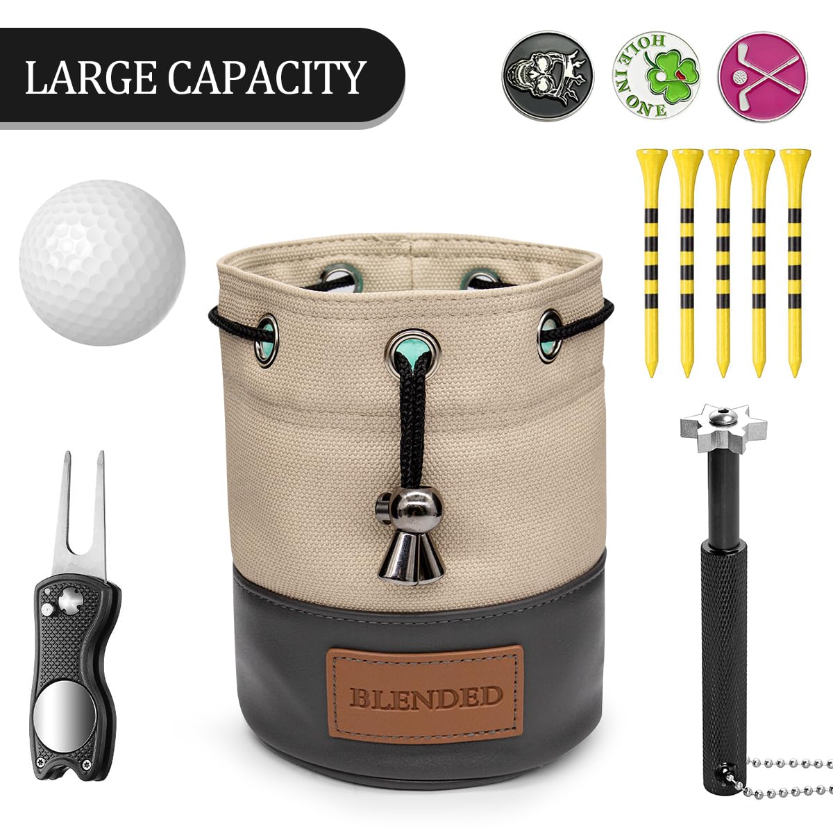 BAIRBRE accessories-pocket holds tees, markers, and tools