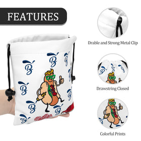 BAIRBRE Pouch attaches securely to golf bag for quick access
