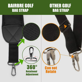 BAIRBRE anti-slip strap with double buckles stays secure