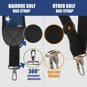 BAIRBRE nylon waterproof strap keeps gear dry during rounds