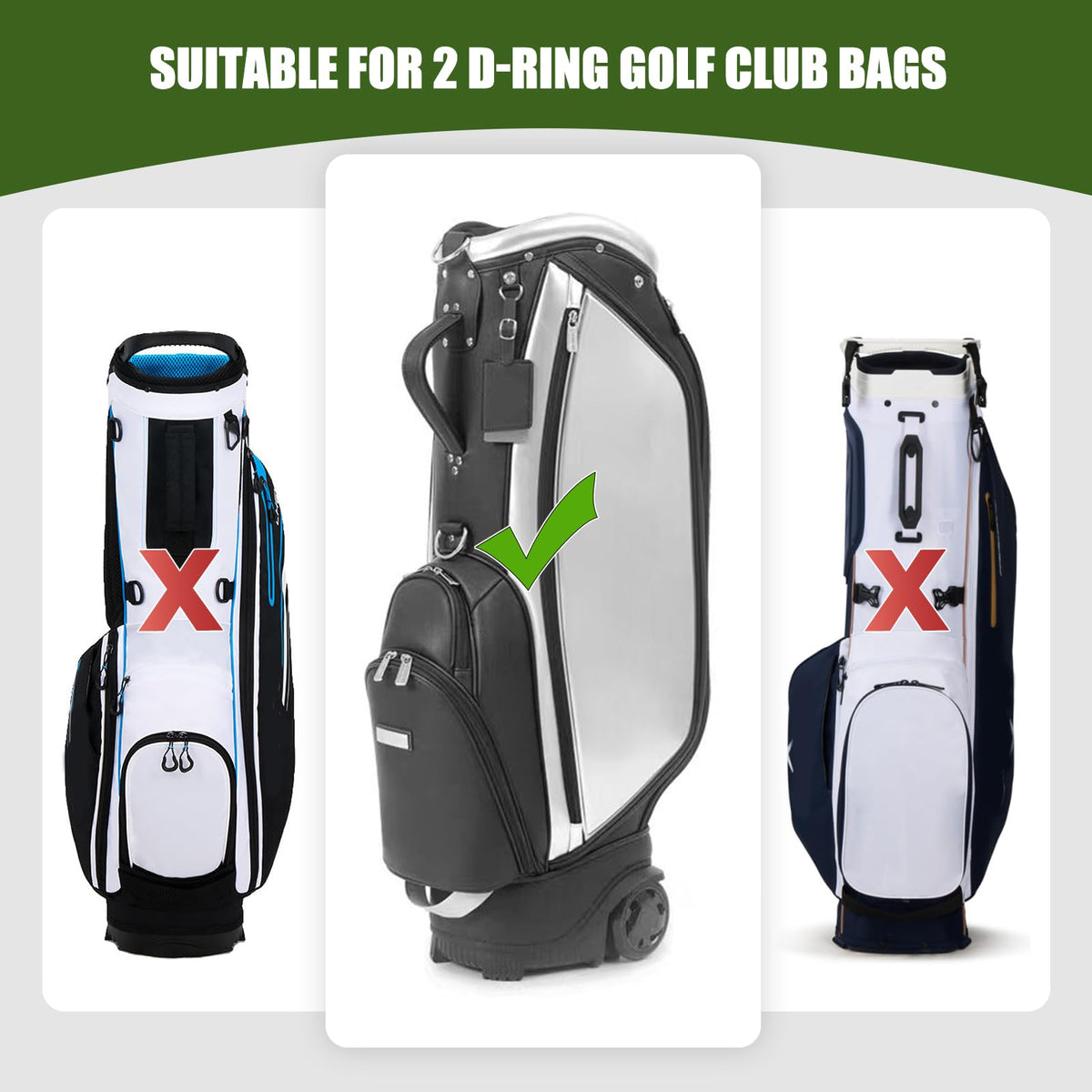 BAIRBRE padded shoulder strap provides comfortable carry for long rounds