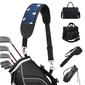 BAIRBRE golf bag strap with swivel clip for quick secure attachment on the go