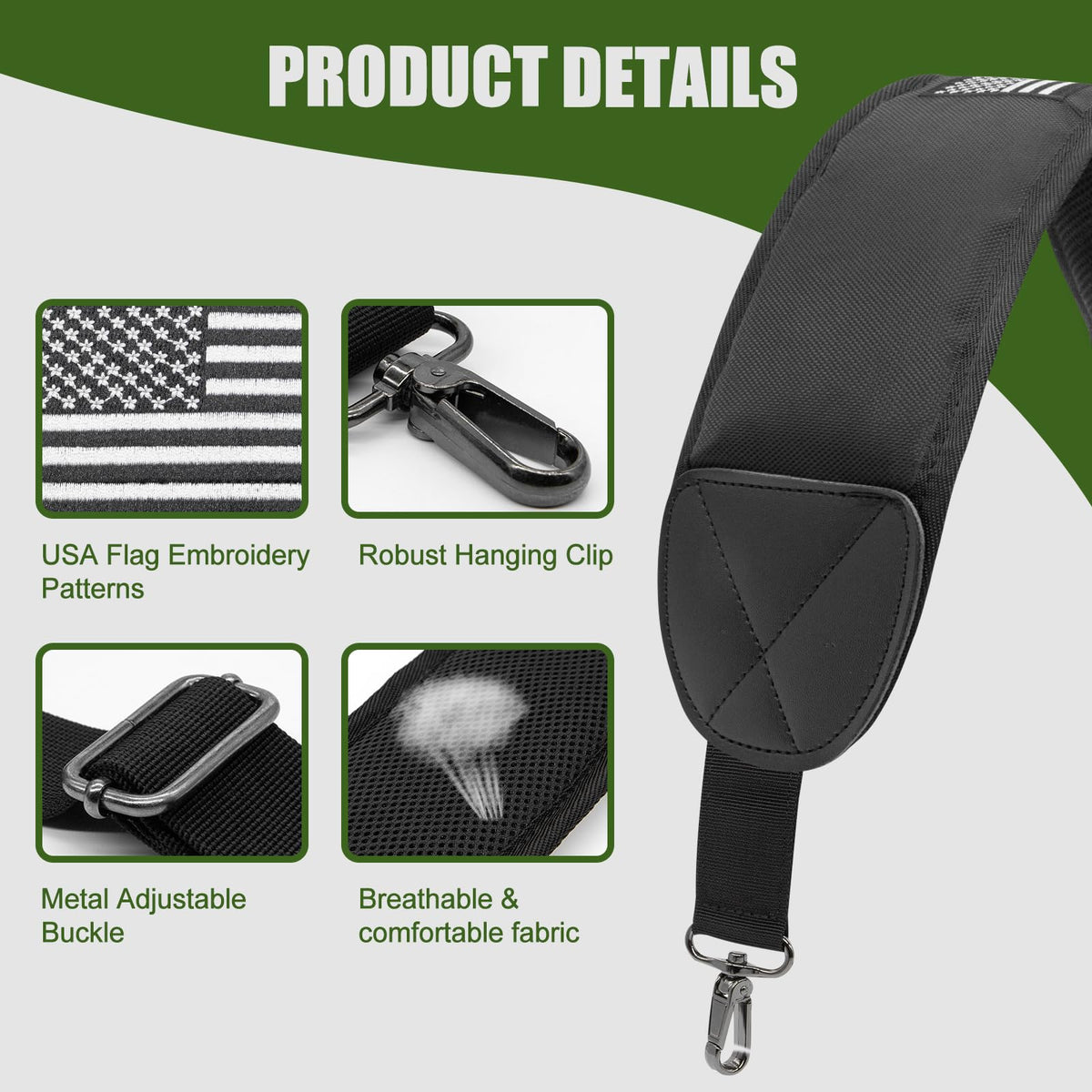 BAIRBRE nylon waterproof strap stays flexible and durable in rain