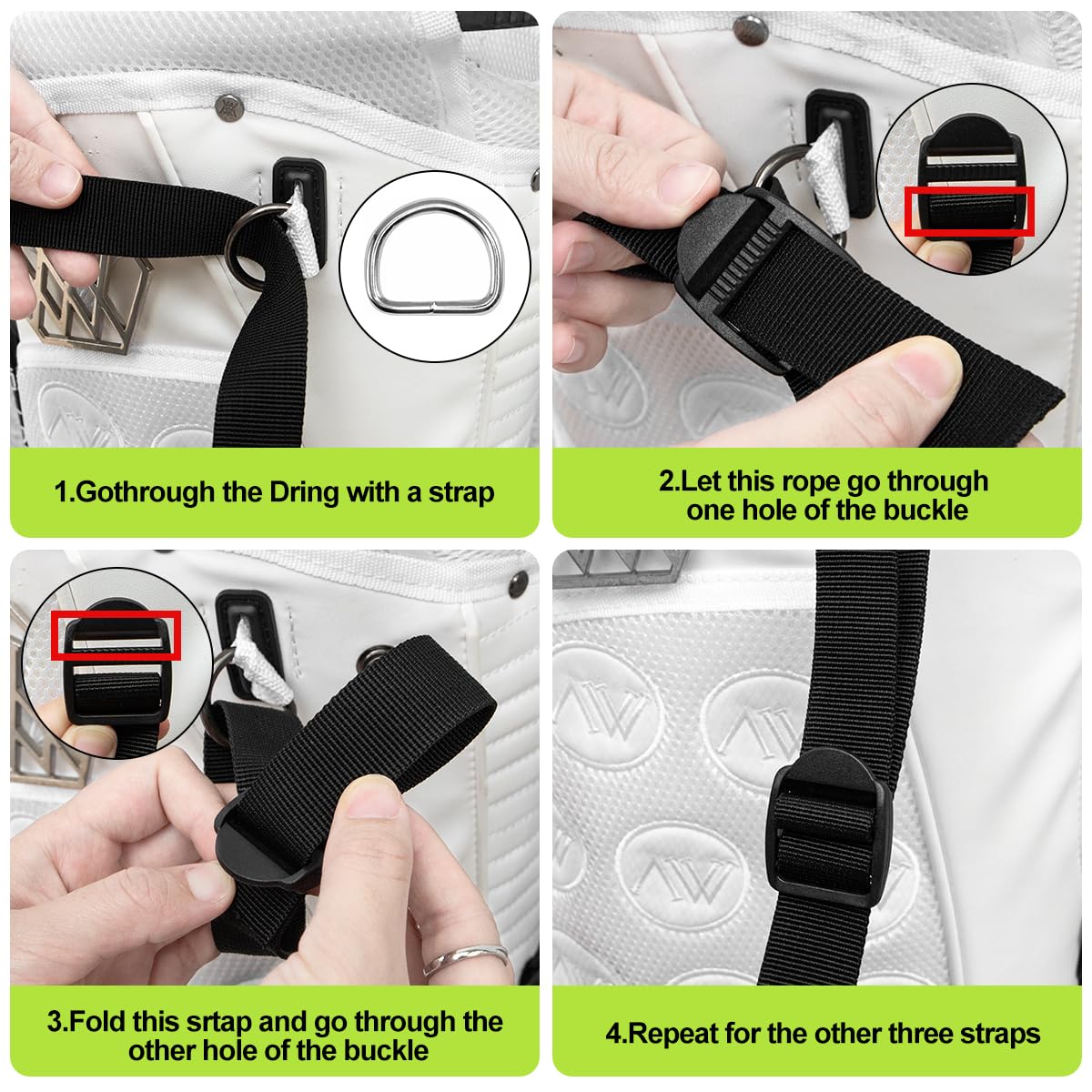 BAIRBRE double-shoulder design straps reduce back strain during carry.
