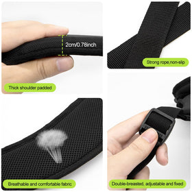 BAIRBRE non-slip buckles keep strap length stable during activity.