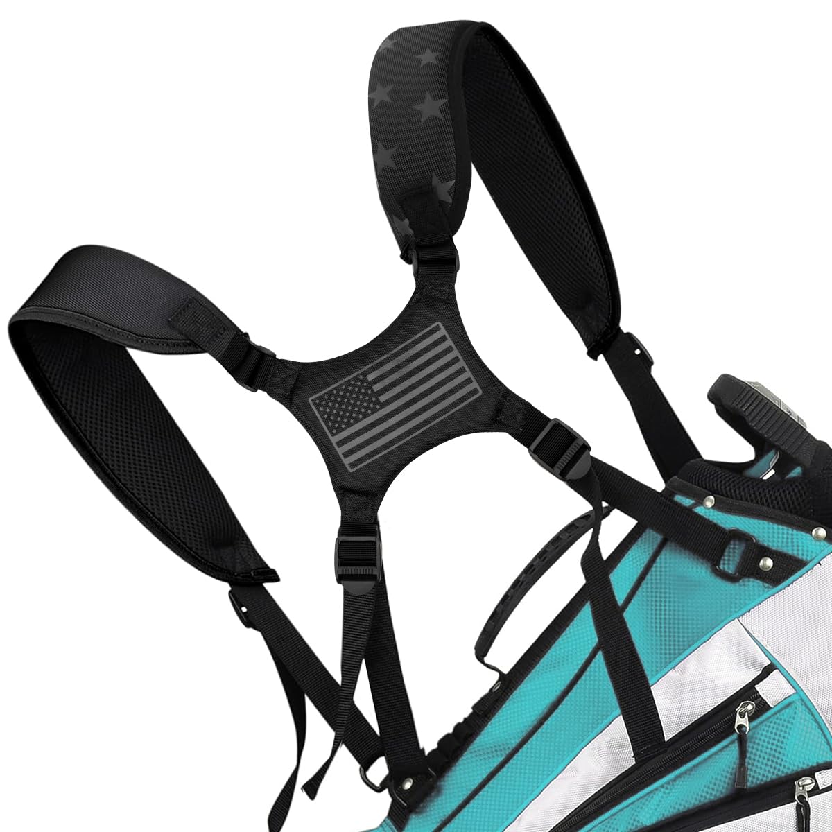 BAIRBRE golf bag straps waterproof nylon for durable, all-weather use.