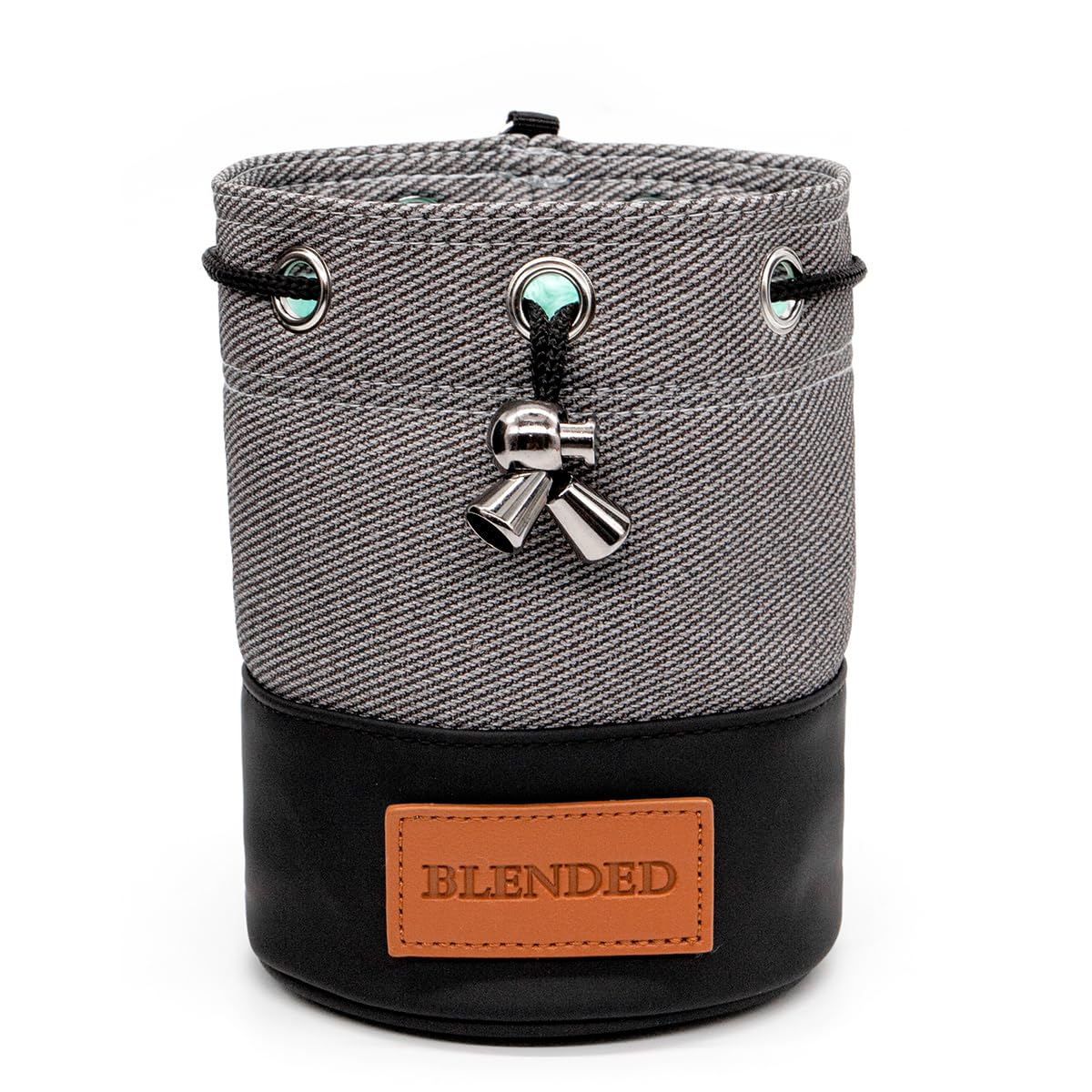 BAIRBRE golf valuables pouch with bucket design in grey for secure on-course storage.