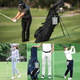 BAIRBRE drawstring lock prevents spillage during swing and transport.