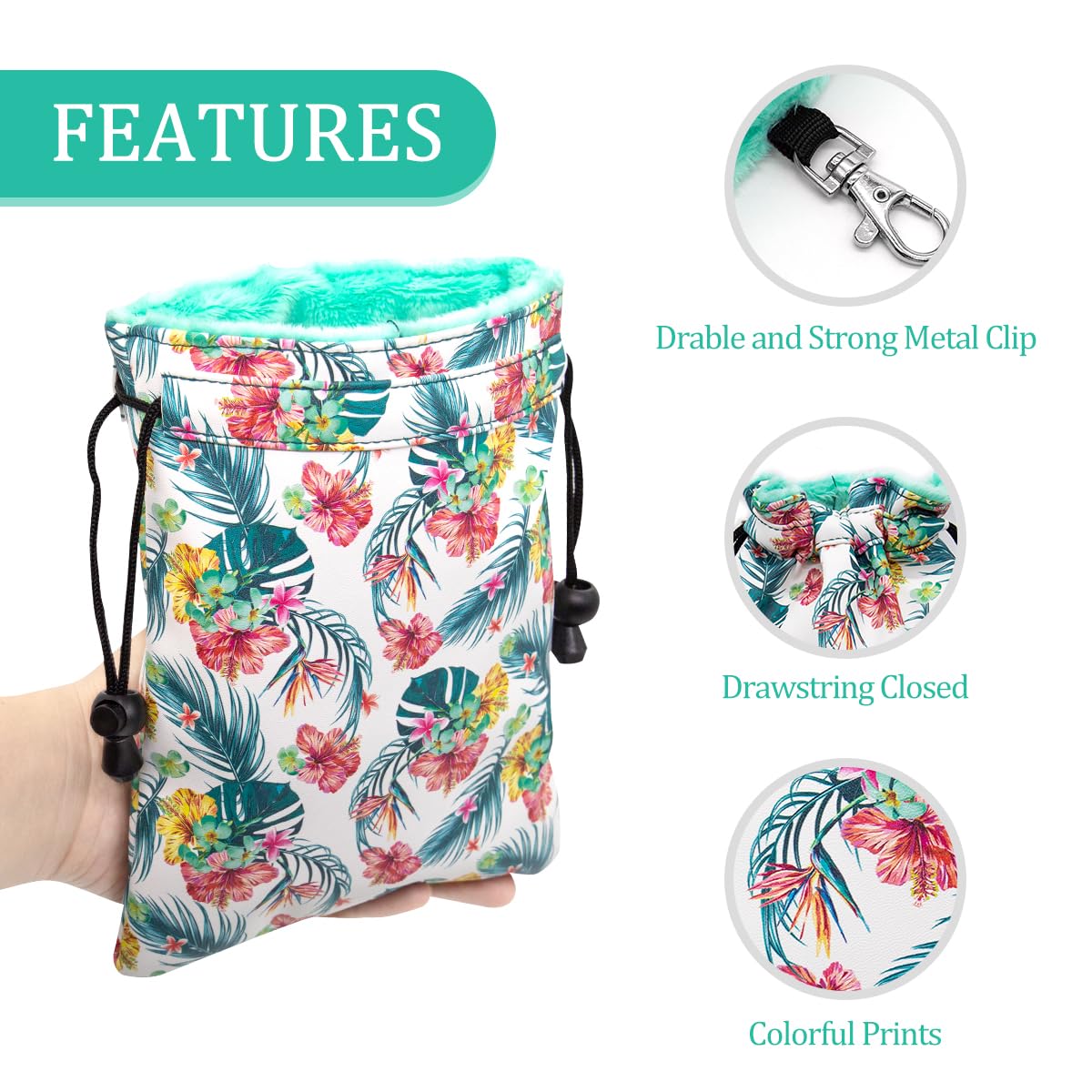 BAIRBRE Golf Valuables Pouch acts as a tee holder for quick access.