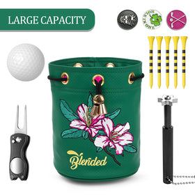 BAIRBRE leather golf bag highlighting premium PU leather and durability