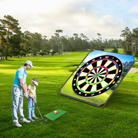 BaiYuan golf chipping set backyard fun with 24 sticky balls for kids and adults