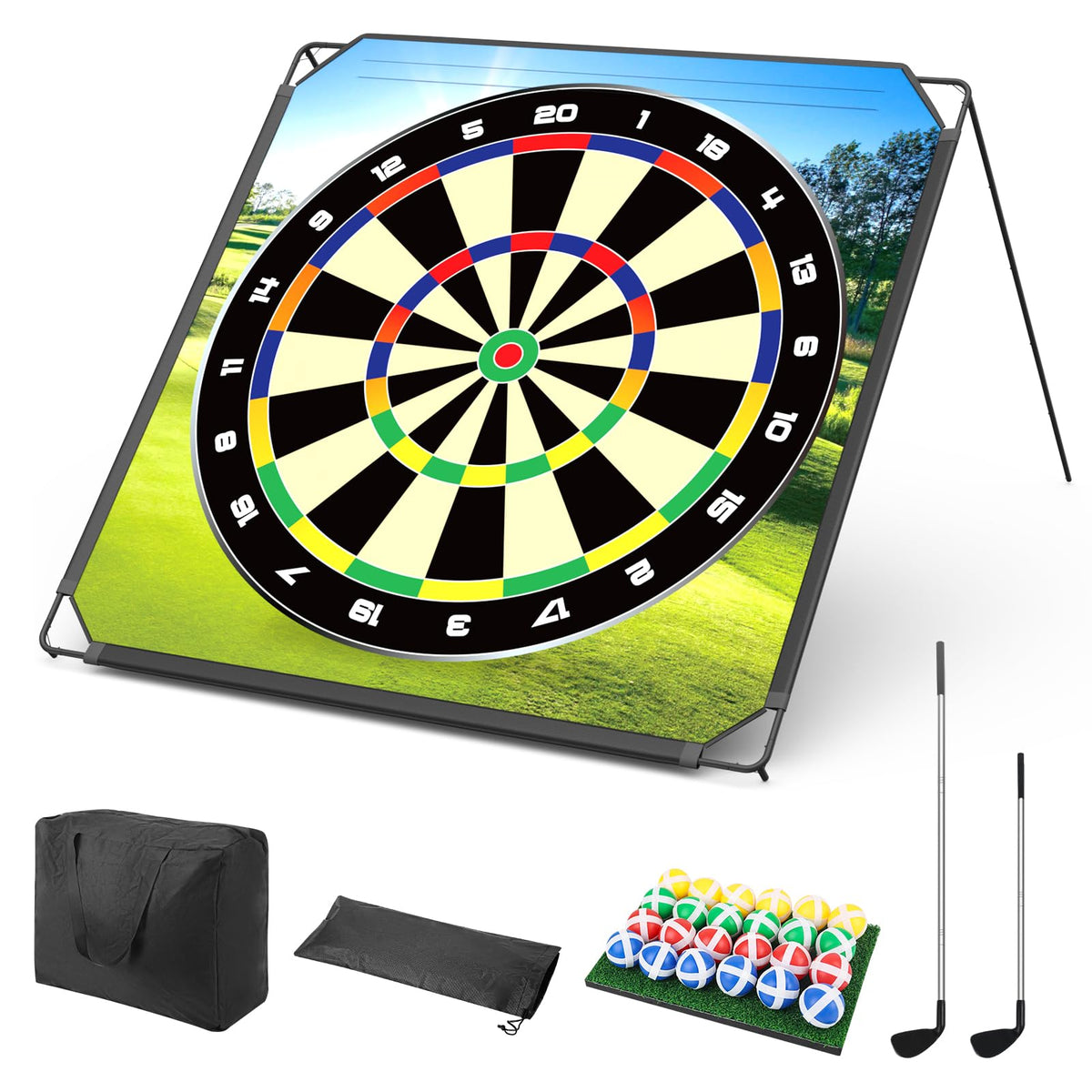 BaiYuan golf chipping set promo: portable indoor/outdoor family fun