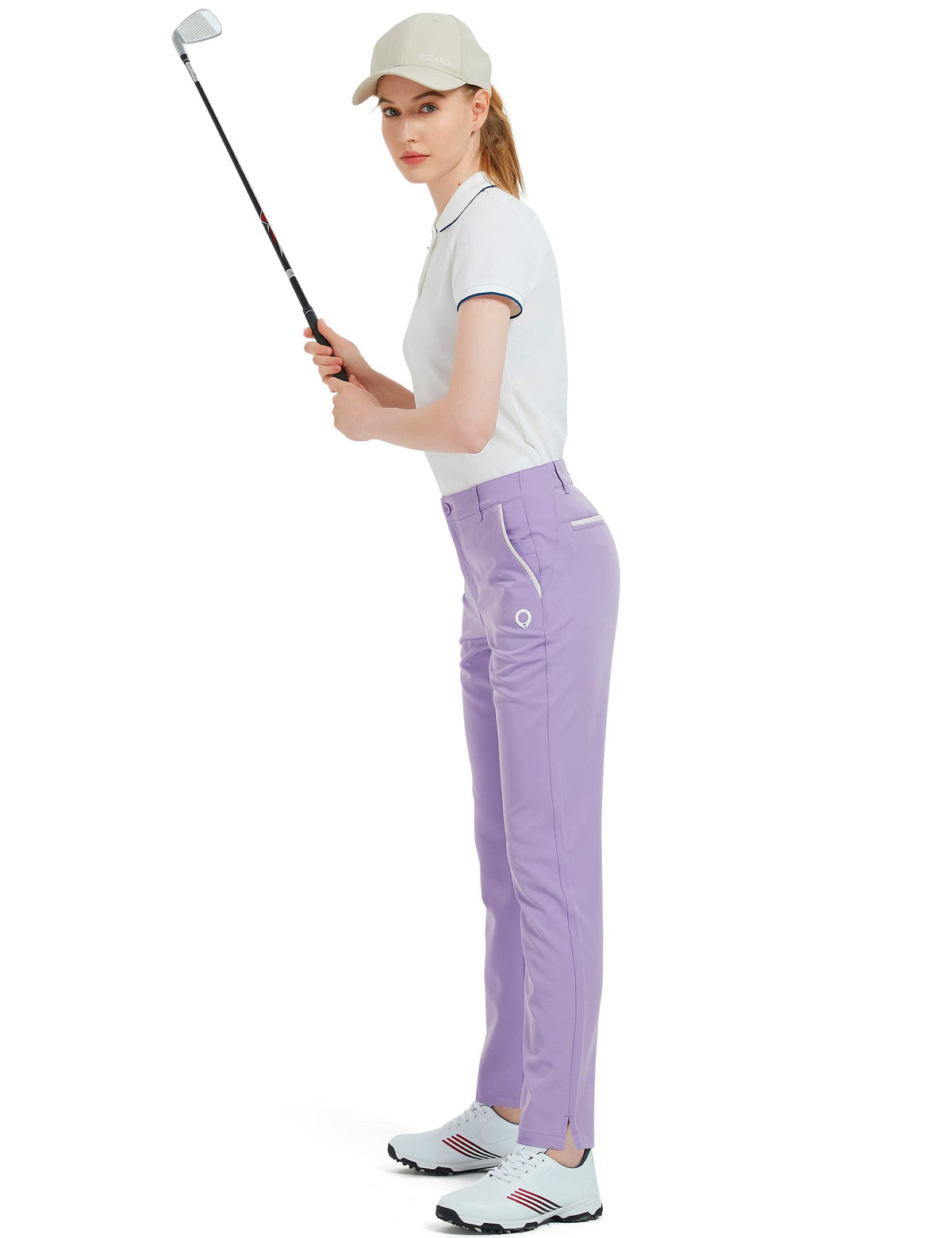 Bakery bonded back pocket and belt loops keeps essentials secure.