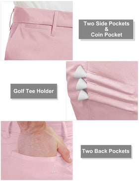 Bakery mens golf pants classic fit for wrinkle-free professional look