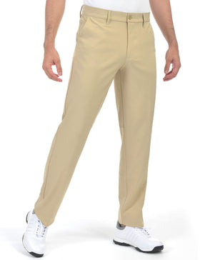 Bakery men's golf pants 4-way stretch fabric helps stay dry while moving.
