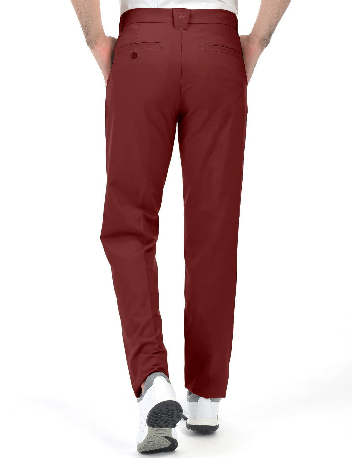 Bakery pants flat-front relaxed fit offers comfortable seat and thighs