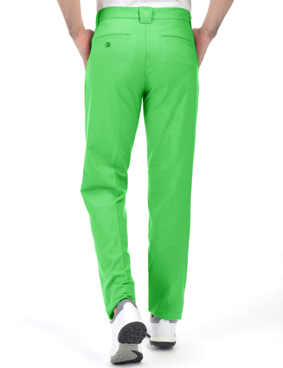 Bakery golf pants pocket design emphasizing secure storage during rounds.