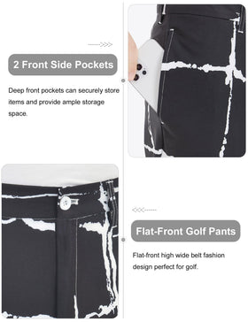 Bakery men's golf pants pocket detail with multiple pockets for essentials