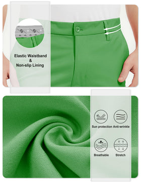 Bakery men's golf pants straight leg and breathable stretch for freedom of movement