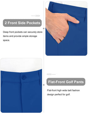 Bakery men's golf pants straight relaxed fit for comfortable travel and daily wear.