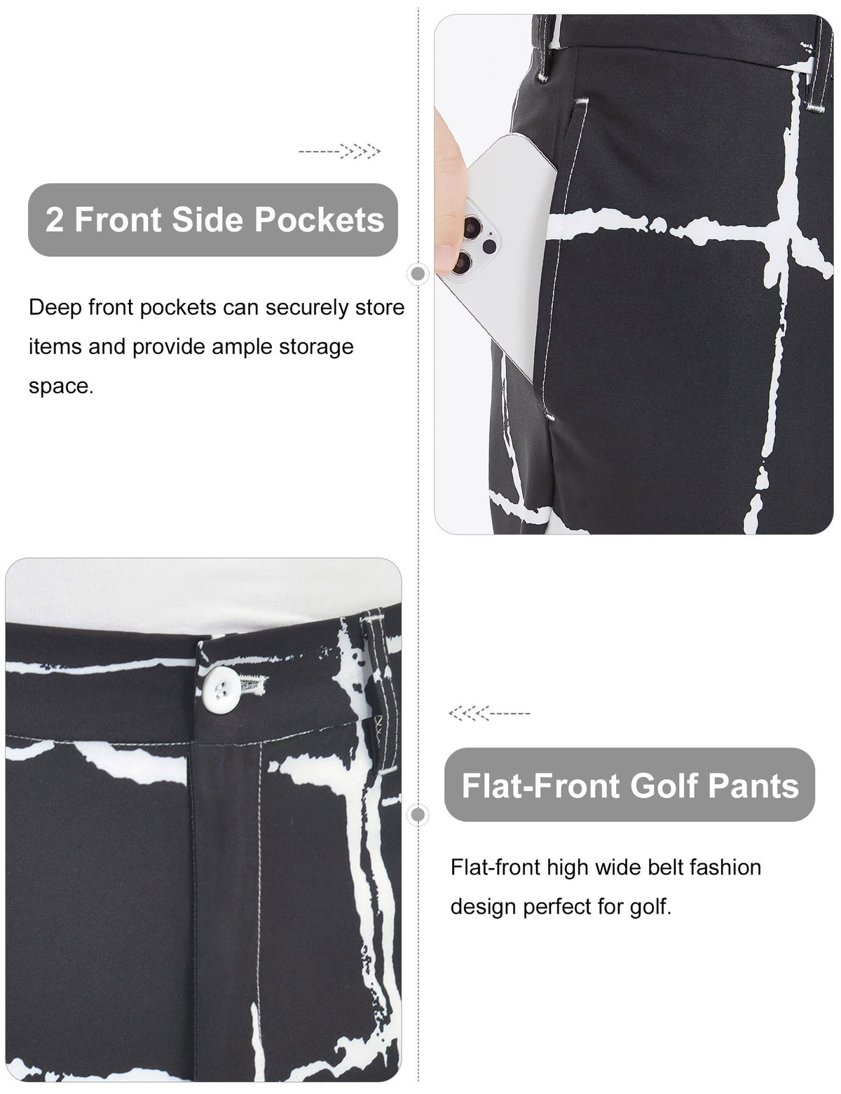 Bakery relaxed straight-fit golf pants ideal for travel and casual wear.