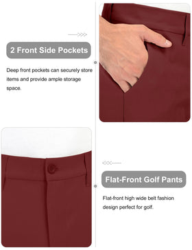 Bakery golf pants with UPF50+ sun protection support during sunny rounds